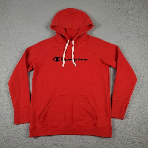 Champion Other - Champion Red Casual Pullover Sweater Hoodie Sweatshirt Adult Size Small